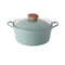 Neoflam Retro Green Demer  22cm  Stockpot Induction with Die Cast Lid RRP $287.95 EK-RT-C22