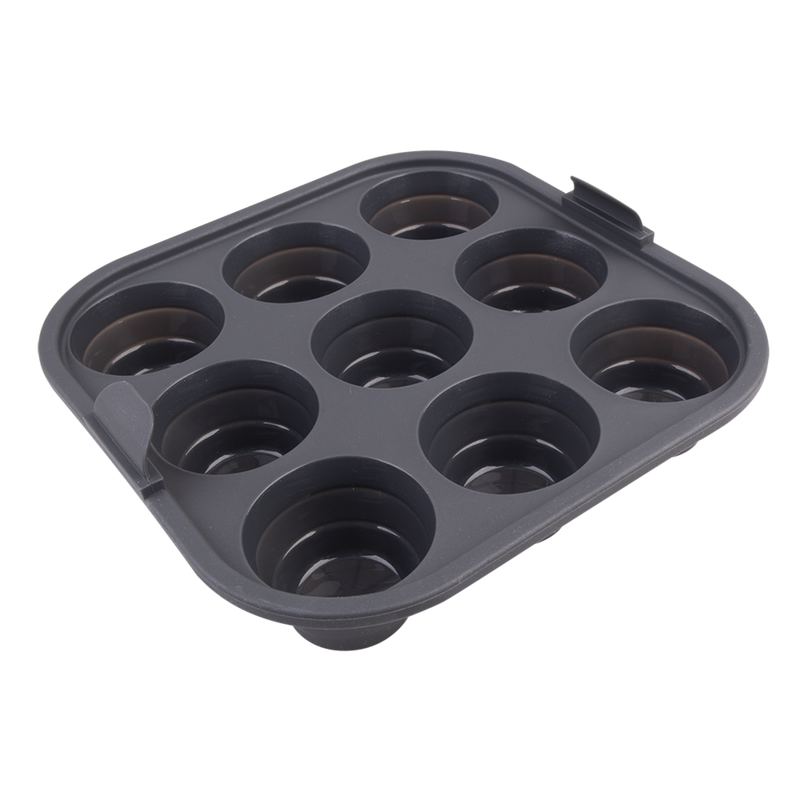 Silicone Square Collapsible 9 cup mini muffin 3145 22 x 22cm Dia.3145