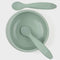 Suction Bowl Set with Teething Spoons TheOne Sage Green bw-sbw-02-sag