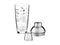 Cocktail & Co Glass Cocktail Recipe Shaker 680ml Gift Boxed LV0037
