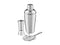 Cocktail & Co Set 500ml Set of 3 Stainless Steel Gift Boxed MF0069