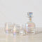 Glamour Stacked Decanter Set 3pce Iridescent Gift boxed MQ0057 RRP $49.95