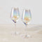 Glamour Wine Glass 520ml Set of 2 Gift Boxed Iridescent MQ0026 RRP $29.95