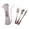 5Piece S/S Travellers Cutlery Set 3429