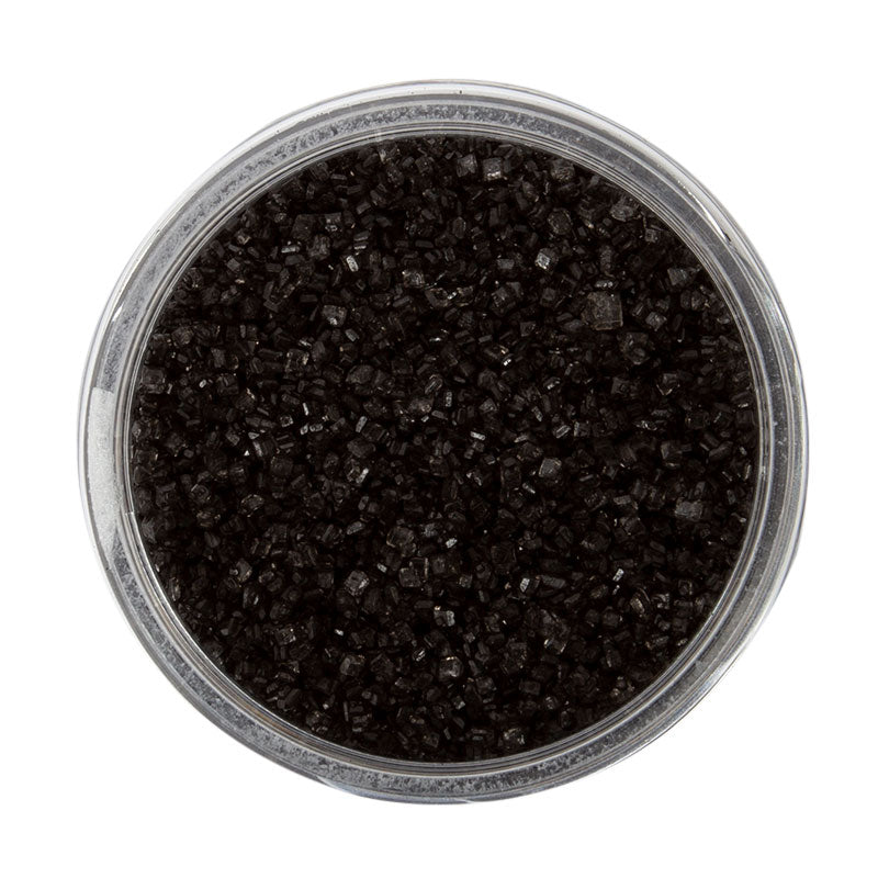 BLACK Sanding Sugar (85g) - by Sprinks SP-SSBLA