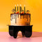 12cm Tall Cake Candles BLACK (Pack of 12) CC12CMBK