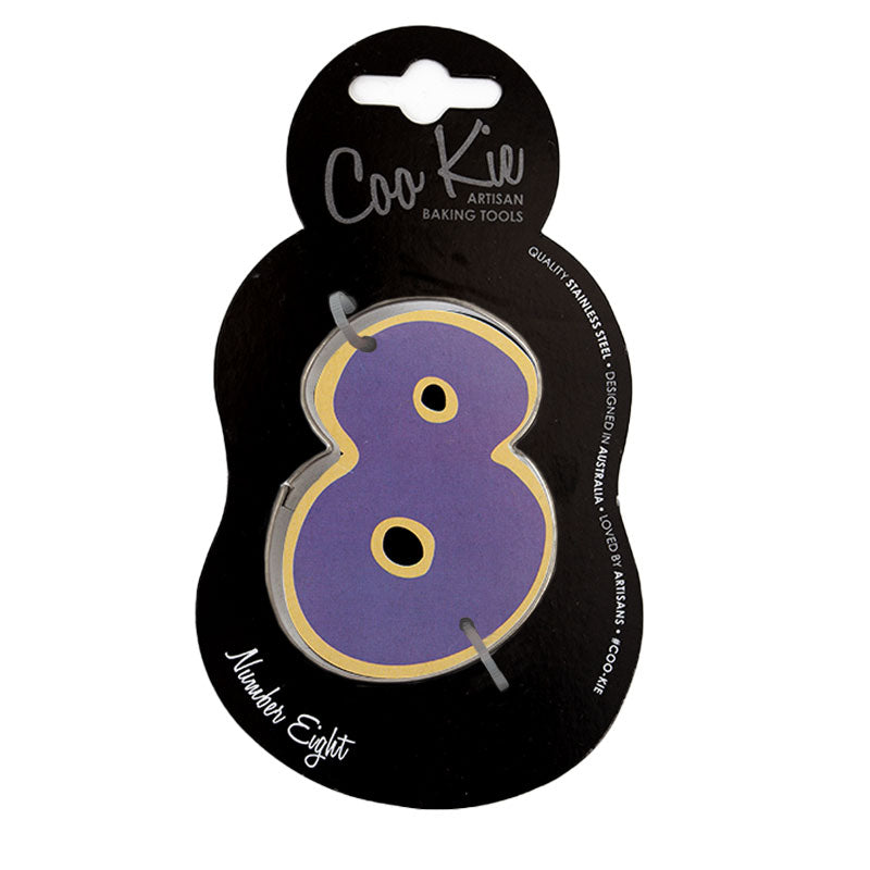 Coo Kie NUMBER 8 Cookie Cutter CKIE8