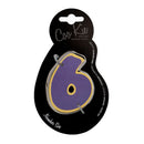 Coo Kie NUMBER 6 Cookie Cutter CKIE6