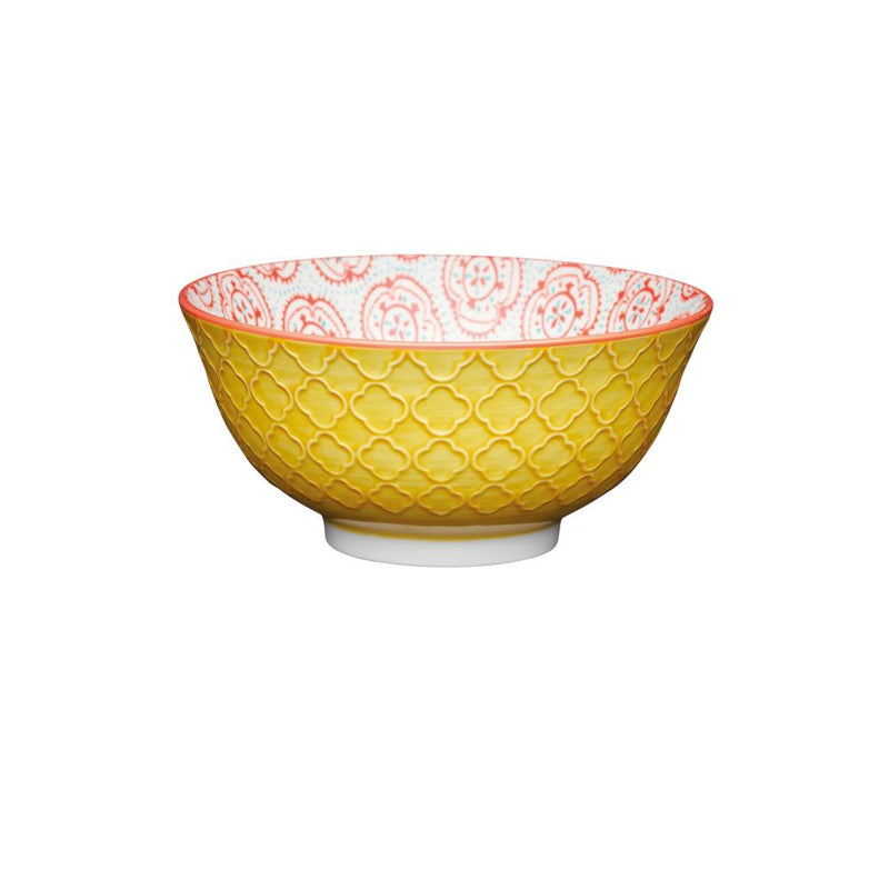 Mikasa Does it All Bowl 15.7cm Yellow Floral KC Bowl30  79409