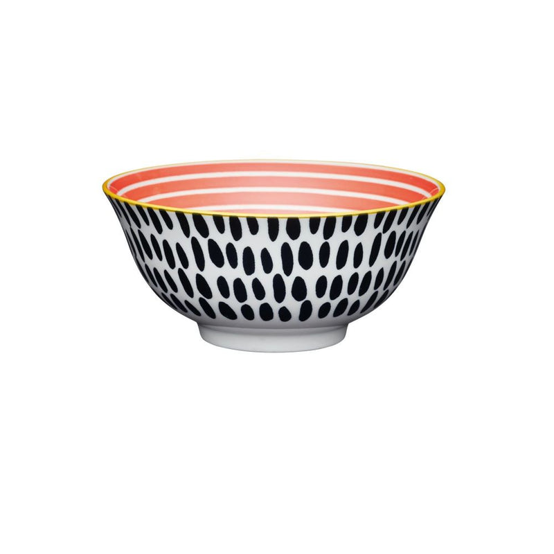 Mikasa Does it All Bowl 15.7cm Red Swirl KC Bowl34  79414