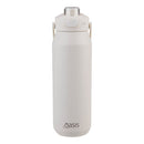 Oasis 'Capri' Ceramic Lined Stainless Steel Triple Wall Insulated Drink Bottle 1L Alabaster 8865AL