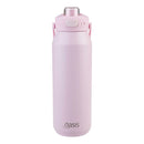 Oasis 'Capri' Ceramic Lined Stainless Steel Triple Wall Insulated Drink Bottle 1L Pink Lemonade 8865PLE