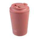 Oasis 'Travel Cup' Ceramic Lined Stainless Steel Double Wall Insulated Cup 360ml Auburn 8910AN
