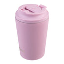 Oasis 'Travel Cup' Ceramic Lined Stainless Steel Double Wall Insulated Cup 360ml  Blush 8910BH