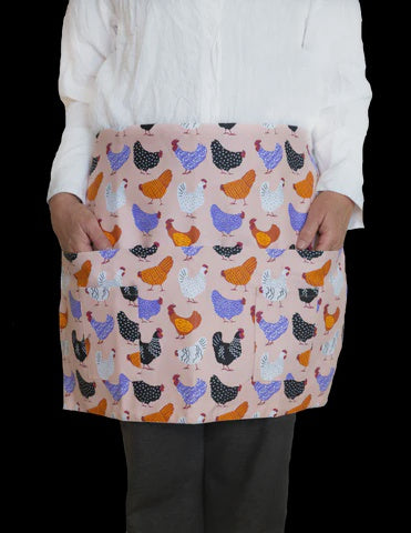 Allgifts Apron Heavy Drill Waist Bright Hens AP-200BHEN