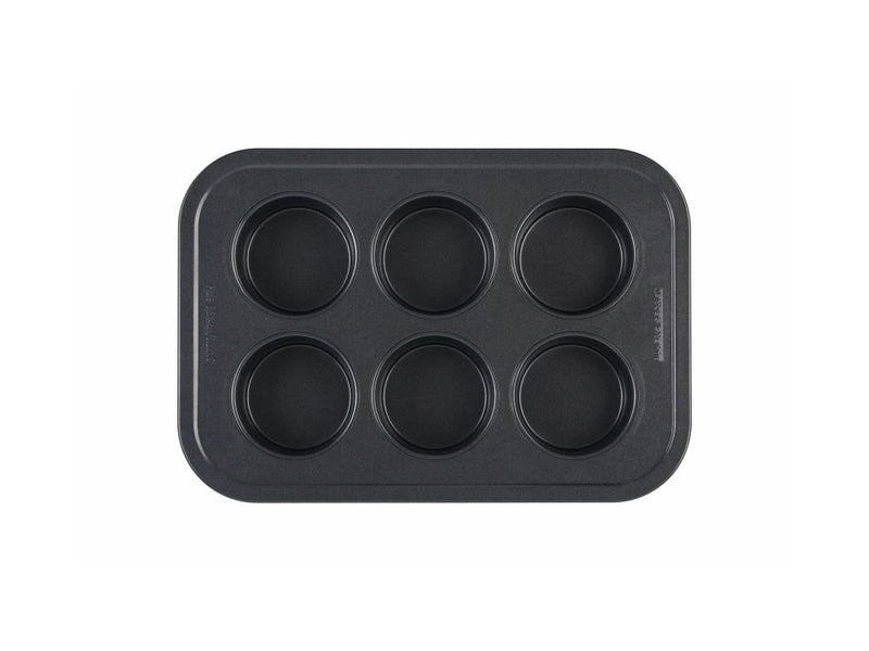 Bakers Secret Ultimate Non Stick  6 Cup Large Muffin Pan 37x25cm BS0023