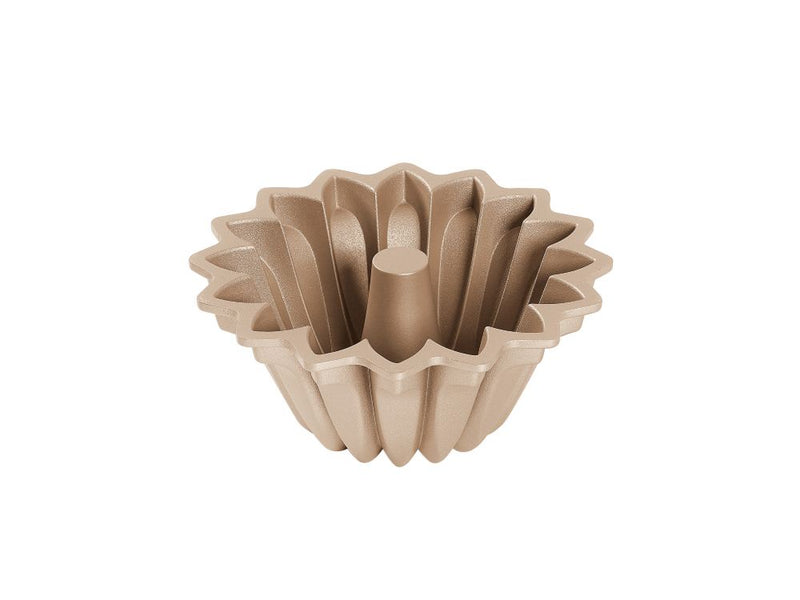 Bakers Secret Fluted Spring 21.5x10.7cm Fluted Pan Non Stick Cast Aluminium Champagne Gift Boxed BS0065 RRP $79.95