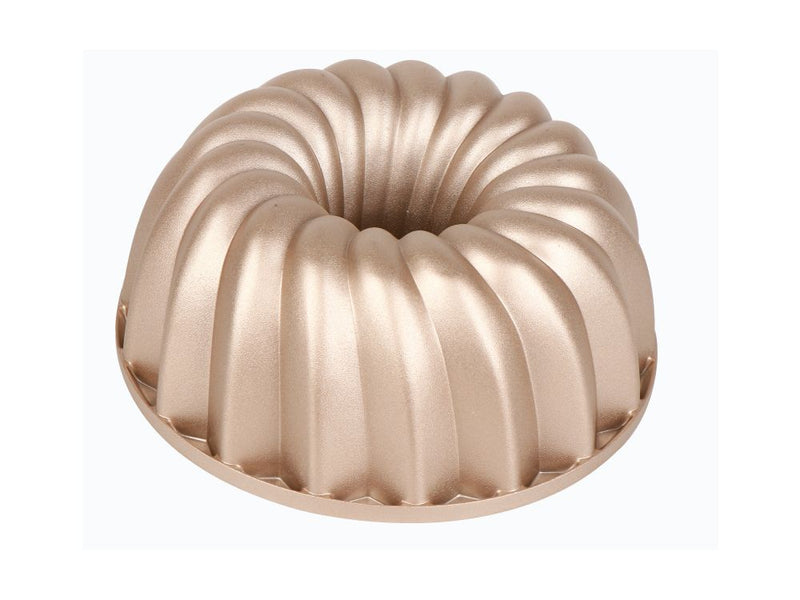 Bakers Secret Classic 23x9.8cm Fluted Pan Non Stick Cast Aluminium Champagne Gift Boxed BS0066 RRP $79.95
