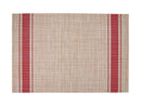 MW Table Accents Linen Look Placemat 45x30cm Red GI0438