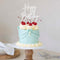 Silver / Clear Layered Cake Topper - Happy Birthday cc-lschp