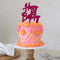 Layered Cake Topper Hot Pink /  Pink - Happy Birthday cc-hppchp