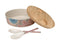 MW  Melamine Bowls w/ Lid 25cm and Salad Server KE0098