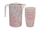 MW Lou Martin Uplift Melamine Jug and Tumbler Set 5pce Gift Boxed KE0104