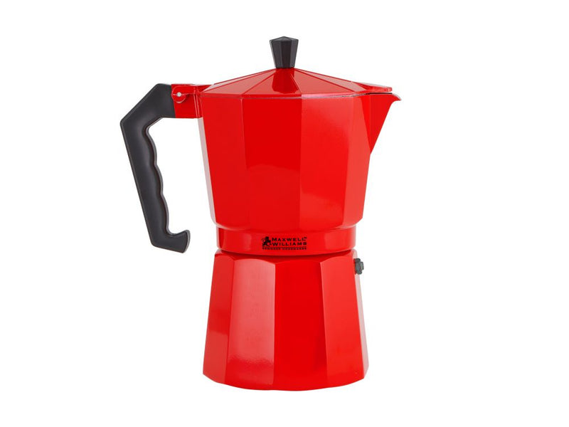 MW Blend  Traditional Stovetop Espresso Maker 9cup Red Gift Boxed LQ0169 RRP $34.95