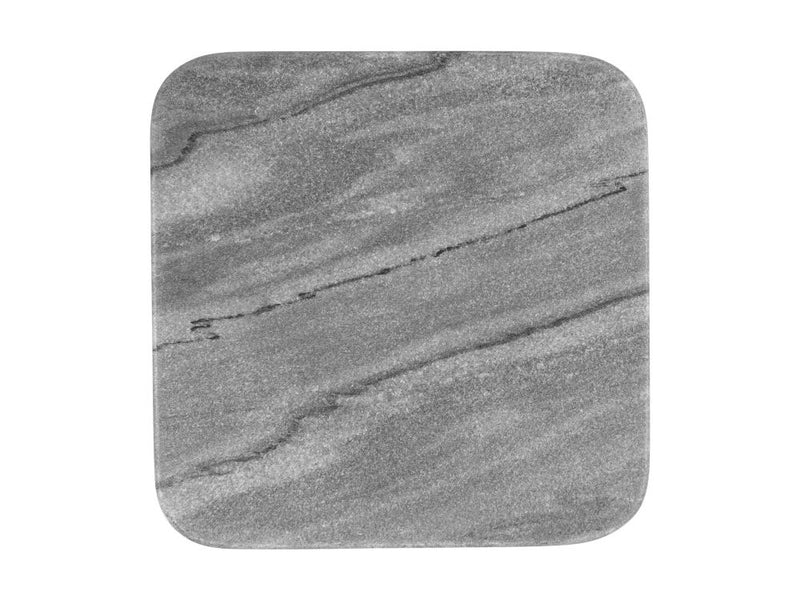 MW Square Marble Coaster 10cm  Charcoal NH0047