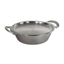 SolidTeknics Noni  6L 33cm 'Rondeau' 33cm Skillet Lid Seamless Ferritic Stainless Steel NS133PS