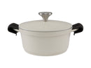 MW Cast Lite Non-Stick Casserole 20cm / 2.4L Ecru NU0088 RRP $119.95