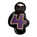 Coo Kie NUMBER 4 Cookie Cutter CKEI4