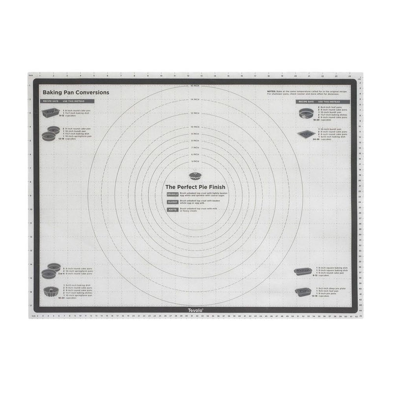 TRUEBAKE  Silicone Pastry Mat 63.5 x45.5cm Charcoal 4830-1