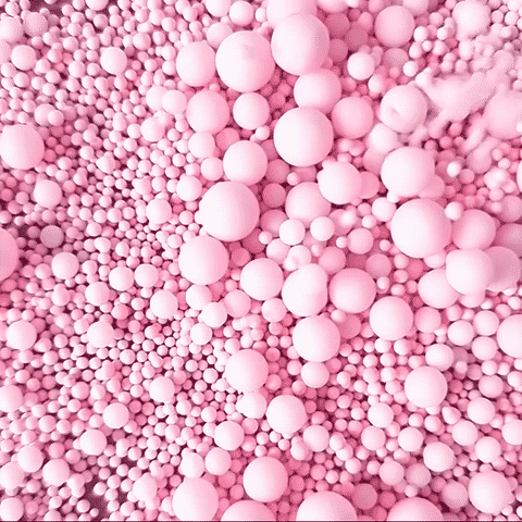 500g Pastel Pink Bubble Bubble Sprinkles SPBBPIN5