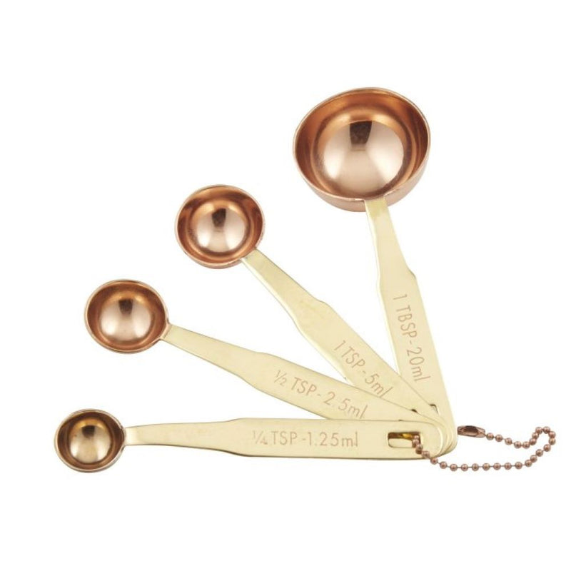 Academy Copper Plated Measuring Spoons GCFPAC0001