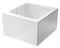 Mondo White cake Box 6in Tall Square 10x10inch 01MO042