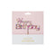 Cake Topper  Rainbow Glitter Happy Birthday 1 cc-hbcugl