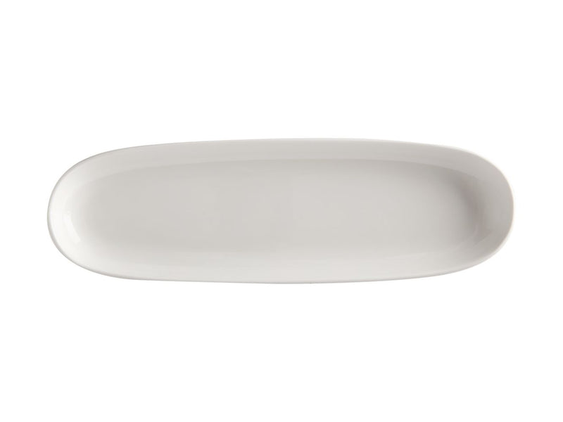 MW White Basics Oblong Platter 40 X 12.5cm AX0400