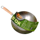 Carbon Steel Wok Stir Fry Pan 27cm 1125