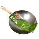 Carbon Steel Wok Stir Fry Pan 30cm  1126
