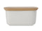 MW White Basics Butter Dish With Bamboo Lid AW0203