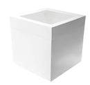Mondo White Cake Box 12in Tall Square 14x14in 01MO050
