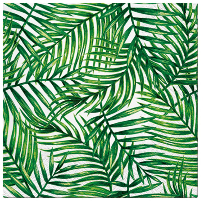 PAW Lunch Napkin 33cm Tropical Leaves 61633 RRP $9.95