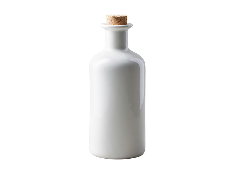 MW Epicurious Oil Bottle Cork Lid 500ml White Gift Boxed IA0044