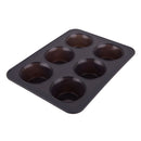 Dline Silicone 6 cup Jumbo Muffin Pan 32.5 x24.5cm 3117CH