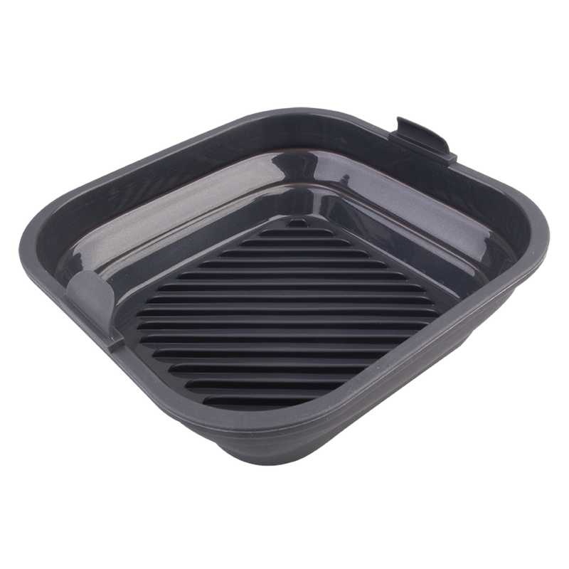 Silicone Square Collapsible Air Fryer Basket 22 x 22 Charc.3141
