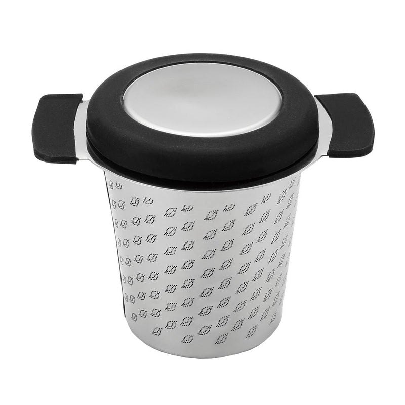 S/S Micromesh Tea Mug Infuser with Lid 3376BK