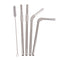 Turtleneck SS Flexible Straw Set4 with Brush 3444-1