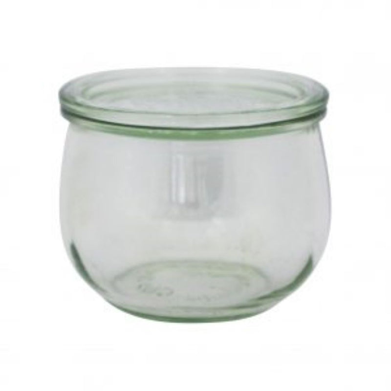 Weck Tulip Glass Jar w Lid 580ml  100x85mm 82378 c6