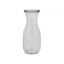 Weck Bottle Glass Jar w Lid 530ml 60x184mm 82308 c650